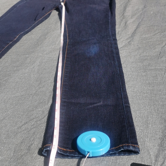 Size 00 / 24 A Lucky Brand Brooke Straight Dark Blue Jean 5 pocket - Picture 9 of 15